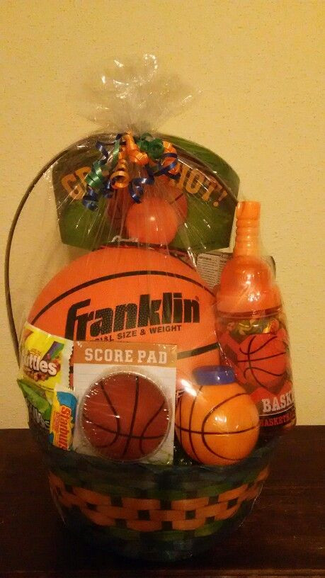 Basketball Gift Basket Ideas
 Basketball Easter Basket