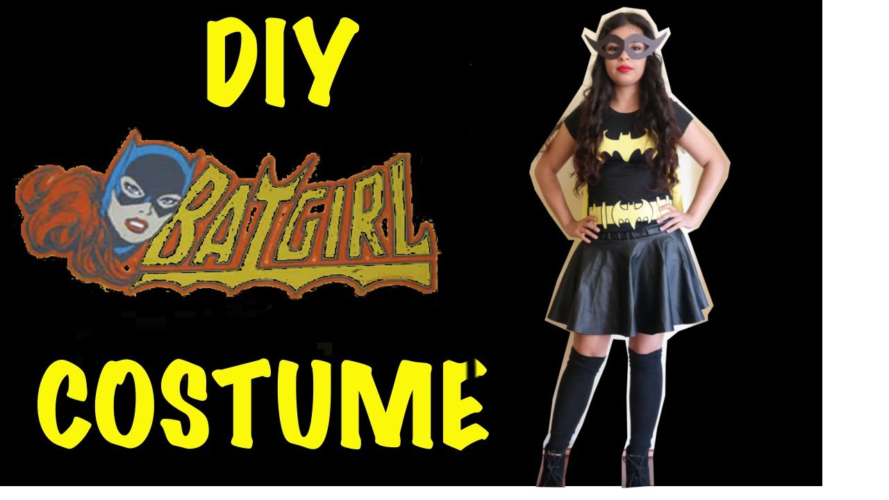 Batgirl Mask DIY
 Last Minute DIY Halloween Batgirl Costume