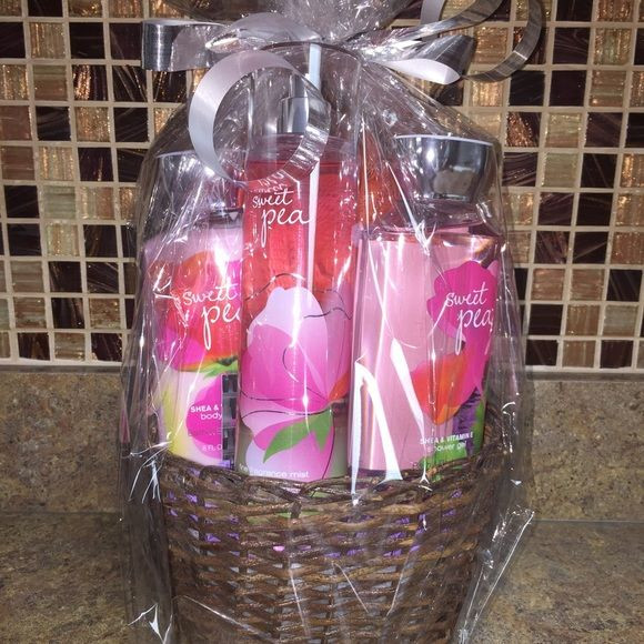 Bath And Body Works Gift Basket Ideas
 Bath and body works sweet pea All full sized bath and
