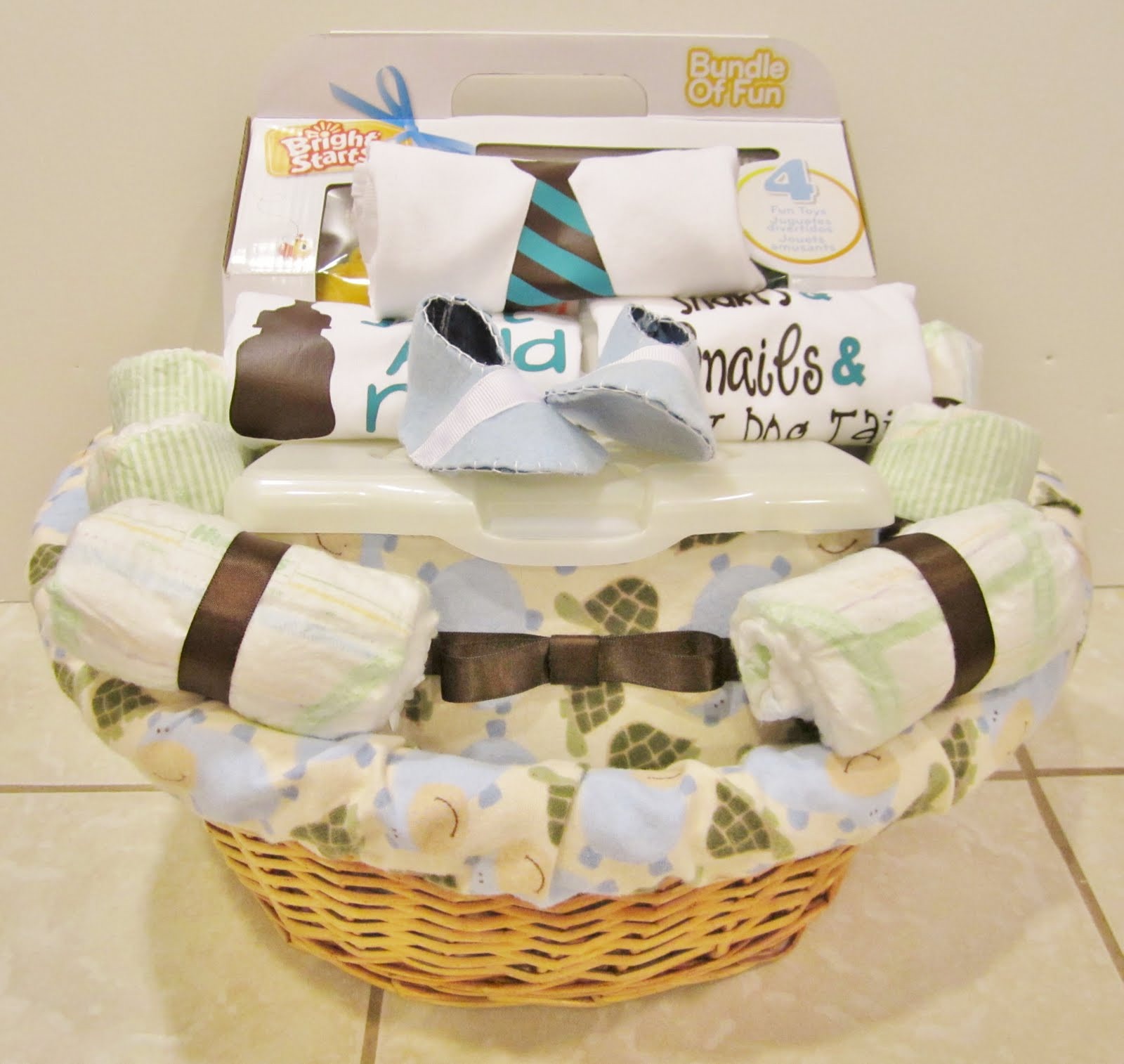 Bath Gift Basket Ideas
 Life in the Motherhood Baby Shower Gift Basket For a