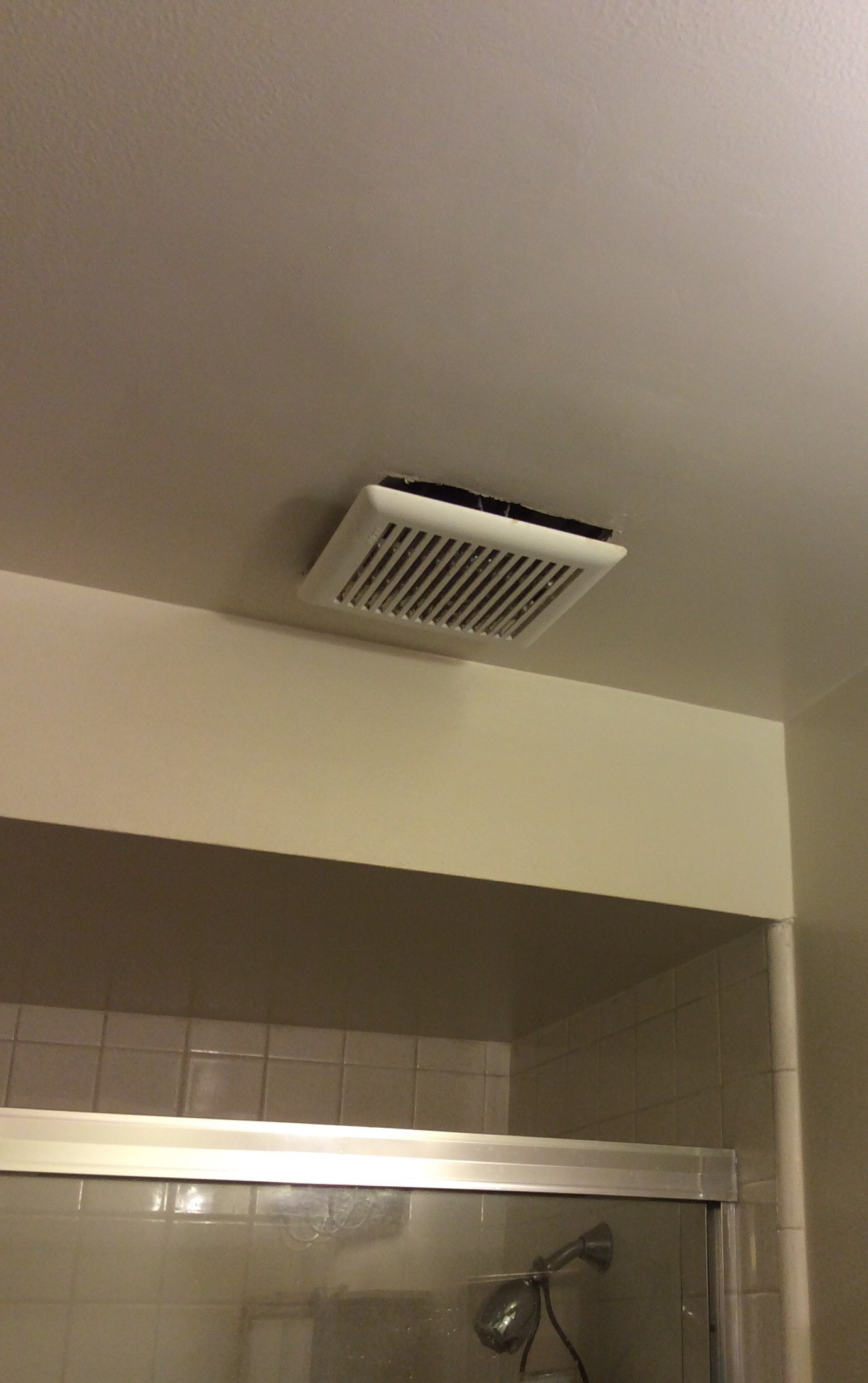 Bathroom Ceiling Exhaust Fans
 bathroom Is it normal for an exhaust fan cover to hang