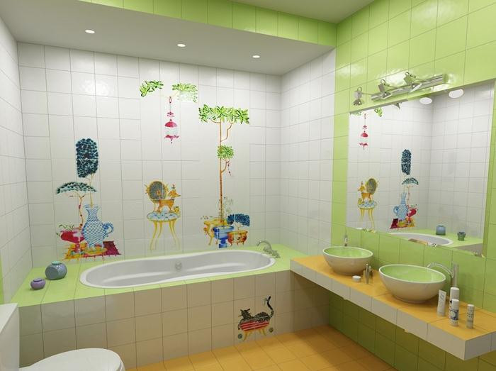 Bathroom Decor Kids
 Cute And Colorful Kids Bathroom Designs