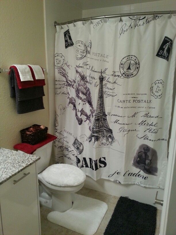 Bathroom Decor Themes
 My Paris theme bathroom Bathroom set up