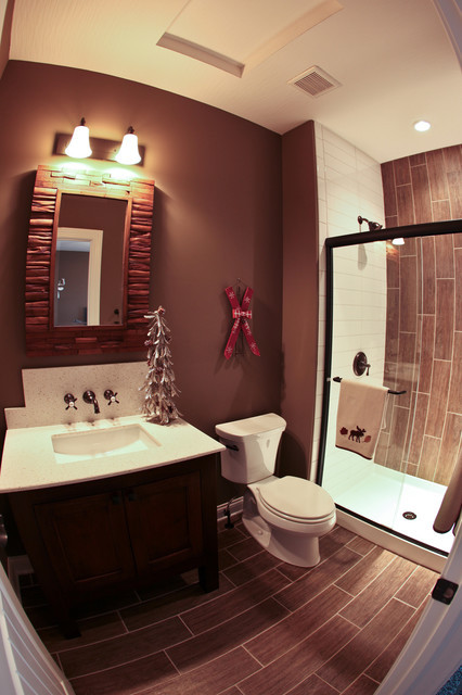 Bathroom Decor Themes
 Ski Lodge themed bathroom Rustic Bathroom dublin