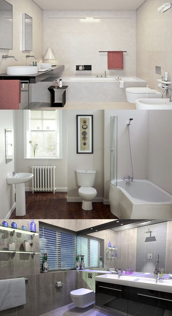 Bathroom Design Ideas Small
 Brilliant Big Ideas for Small Bathrooms