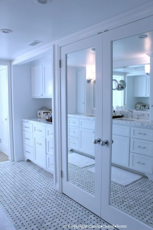 Bathroom Door Mirror
 Mirrored closet doors bathroom For the Home