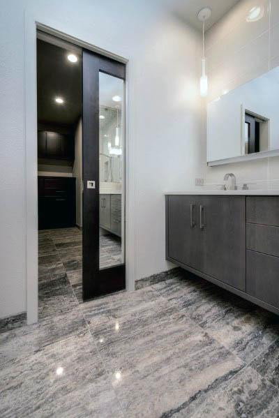 Bathroom Door Mirror
 Top 50 Best Pocket Door Ideas Architectural Interior Designs