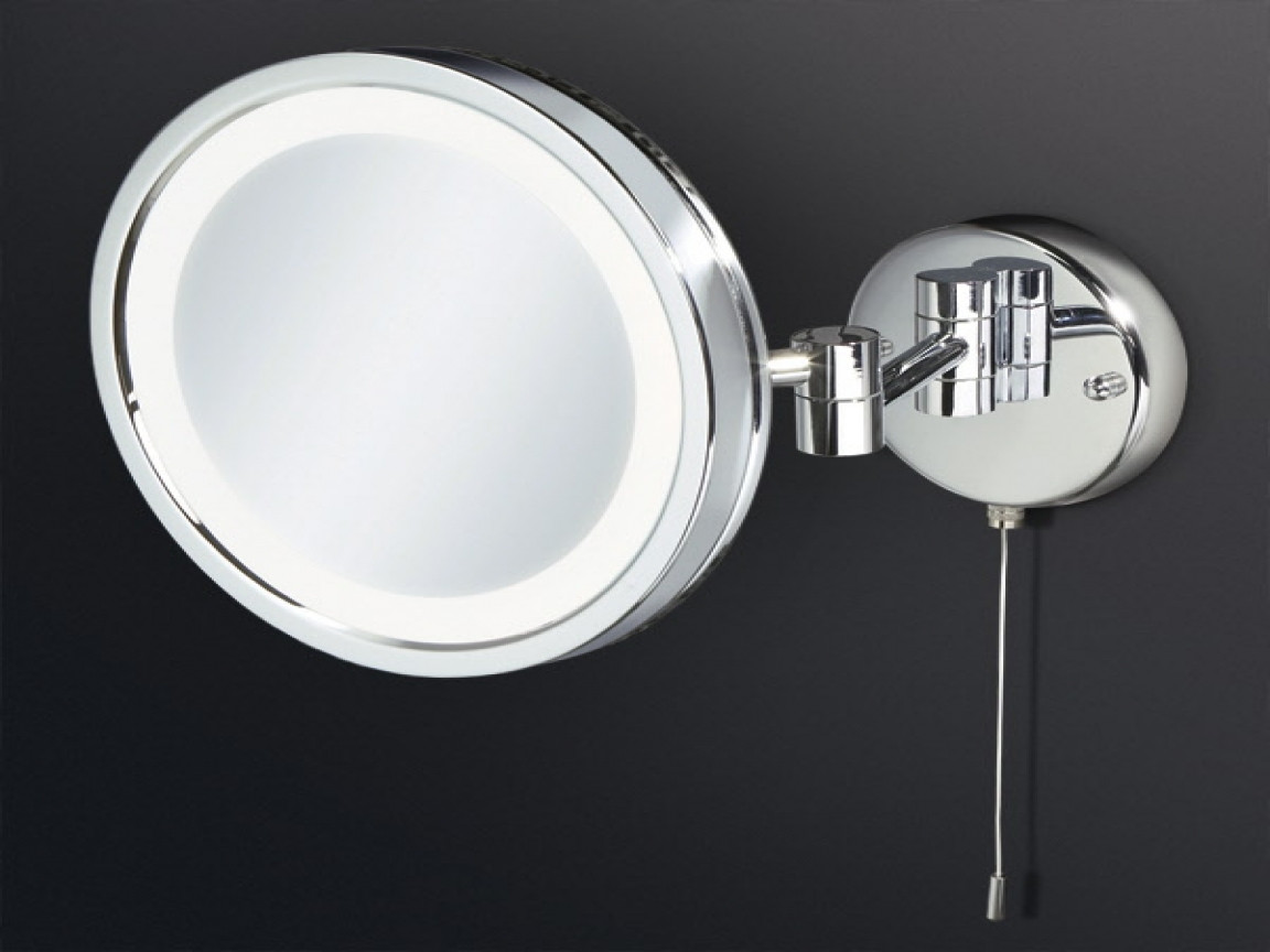 Bathroom Magnifying Mirror
 Led illuminated mirrors wall mount magnifying mirror