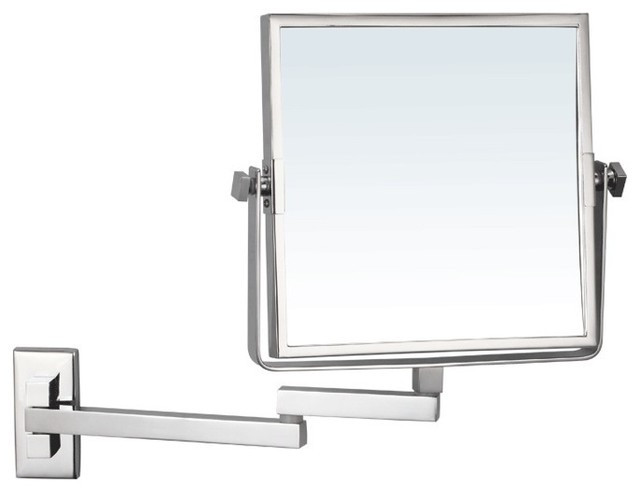 Bathroom Magnifying Mirror
 Wall Mounted Double Face Magnifying Mirror Contemporary
