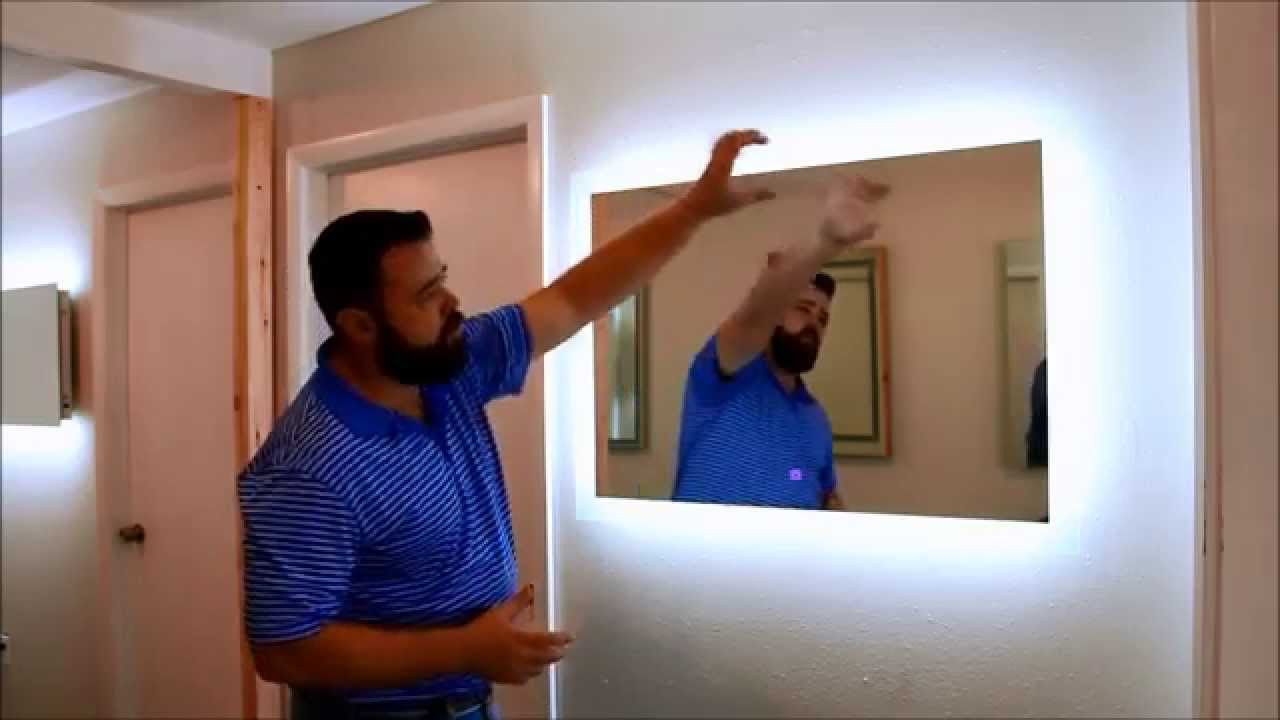 Bathroom Mirror Installation
 LED Exquisite Illuminated Mirror DIY Installation Video