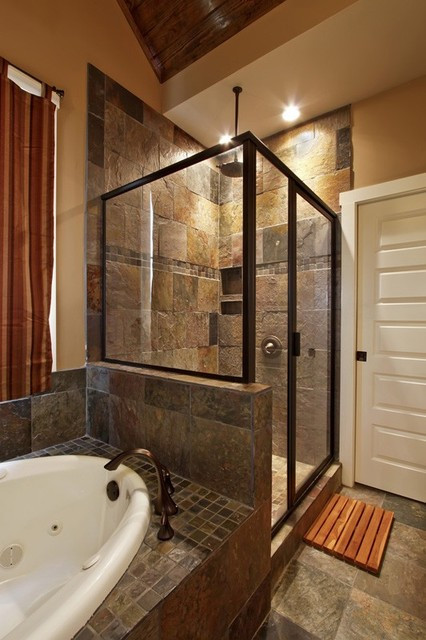 Bathroom Shower Ideas
 Bathroom Designs Traditional Bathroom by Luxe Homes