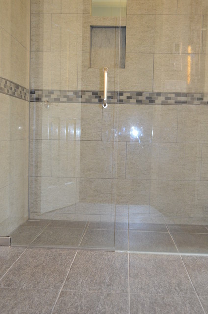 Bathroom Shower Images
 Zero Entry Shower Contemporary Bathroom cincinnati