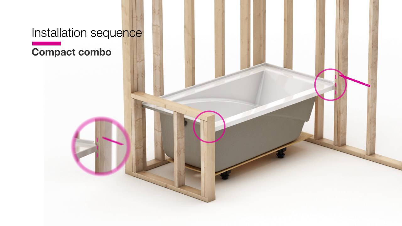 Bathroom Shower Installation
 MAAX ModulR — bo shower and bathtub installation