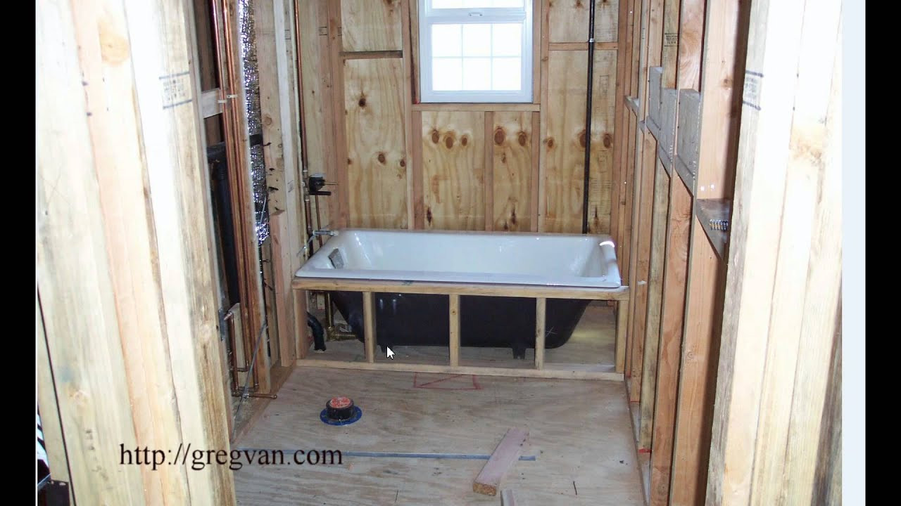 Bathroom Shower Installation
 Easy Bathtub Installation Tip for New Home Construction