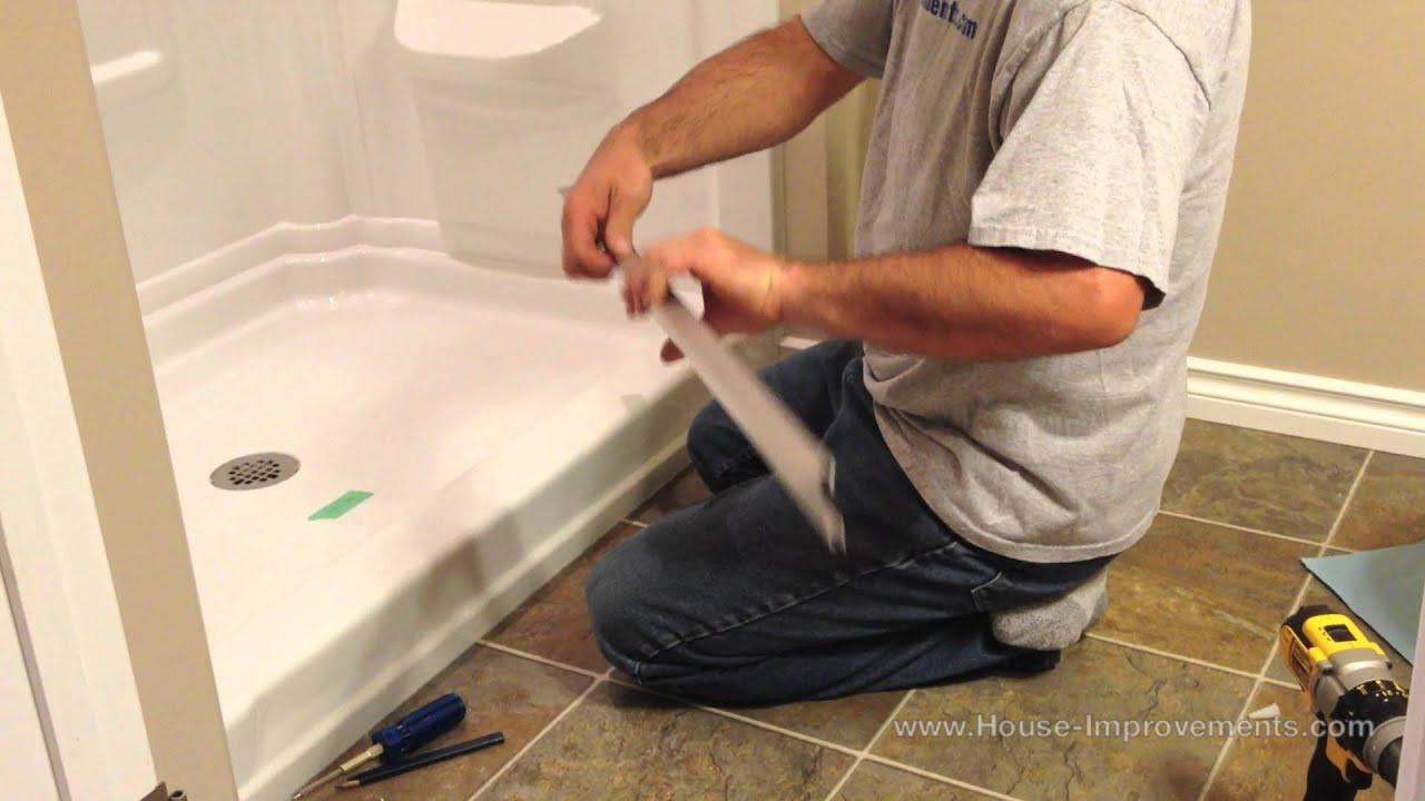 Bathroom Shower Installation
 How To Install Glass Sliding Shower Doors