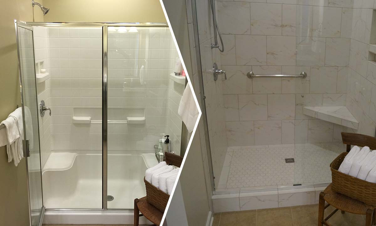 Bathroom Shower Installation
 Master Bath Shower Install – A Simple Practical Upgrade