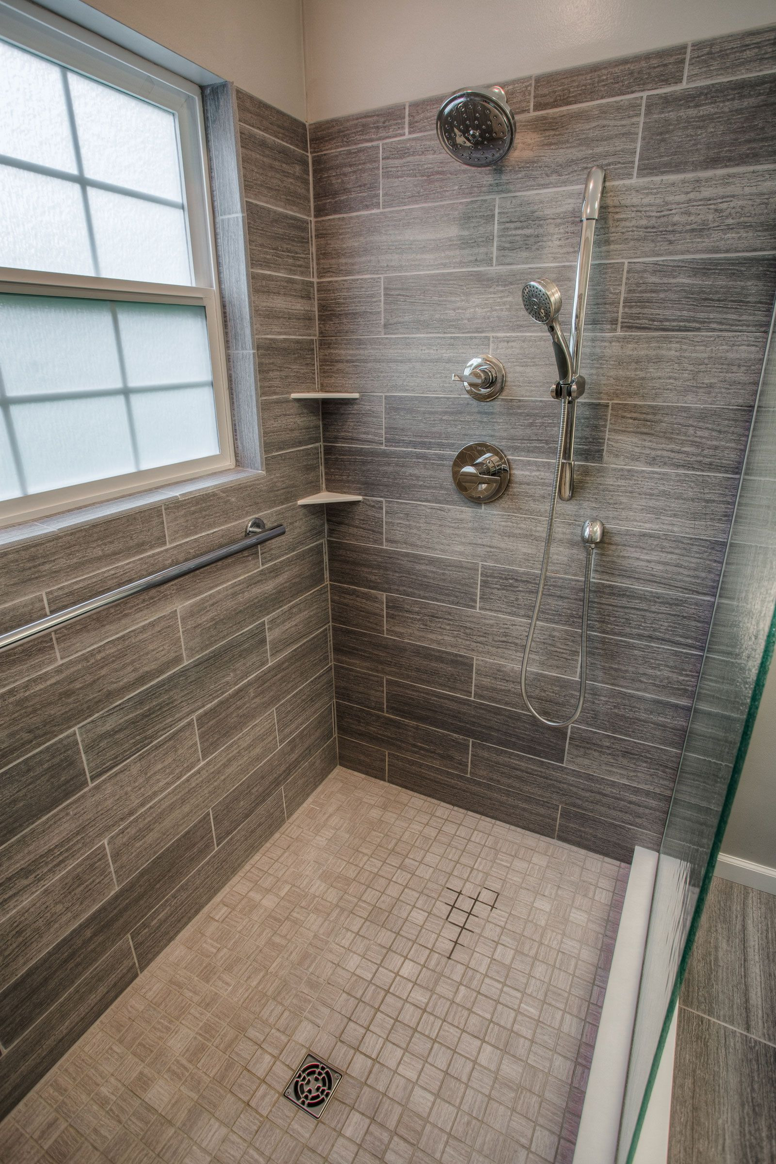 Bathroom Shower Tiles Ideas
 Cibuta West Lafayette Contemporary Shower Remodel 3