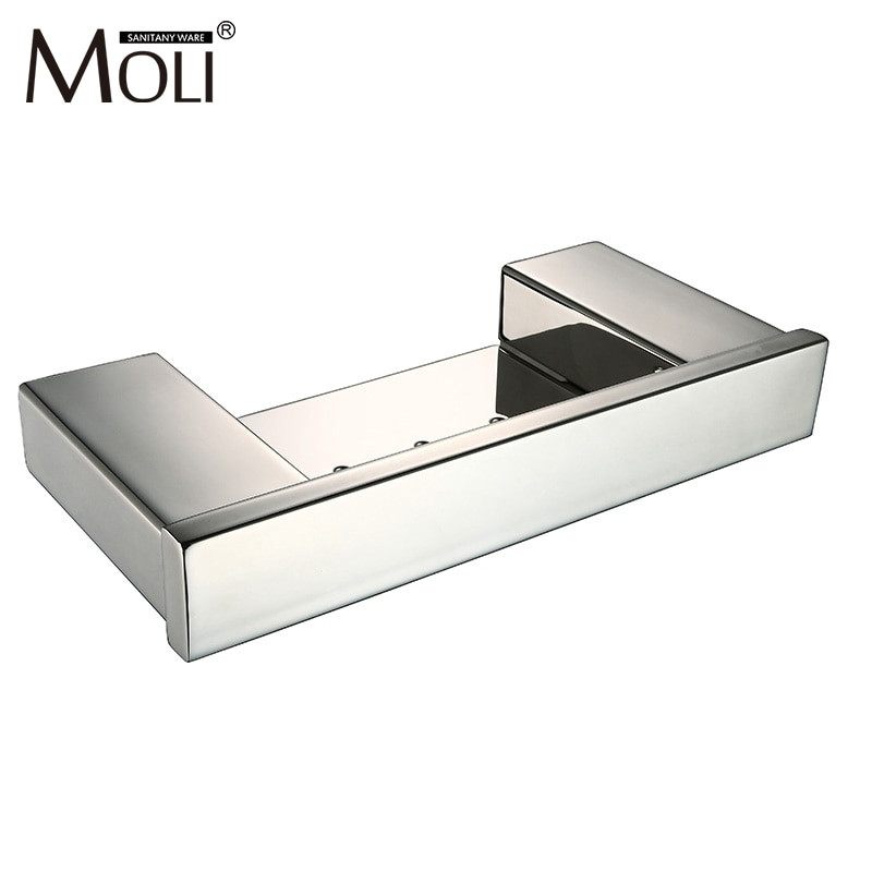 Bathroom Soap Dish Wall Mounted
 Wall mounted soap box polished stainless steel soap holder