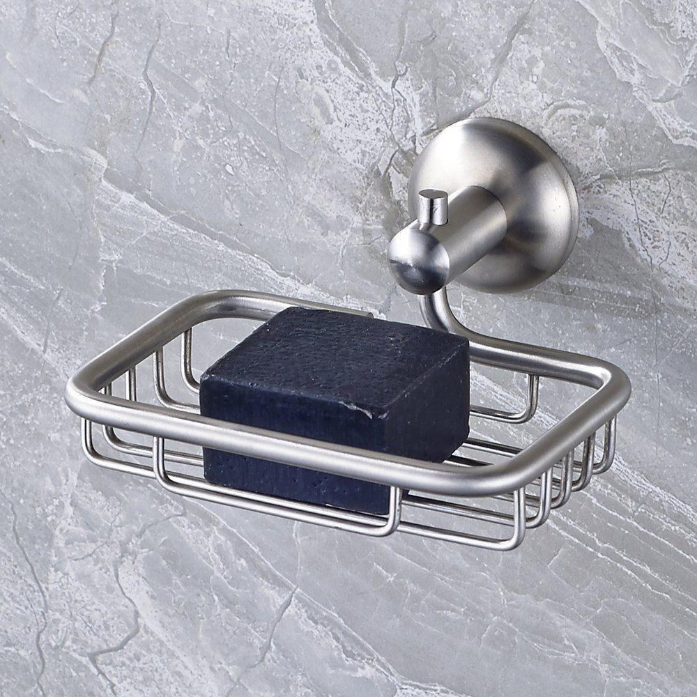 Bathroom Soap Dish Wall Mounted
 Free Shipping Brushed Nickel Bathroom Soap Dish Holder