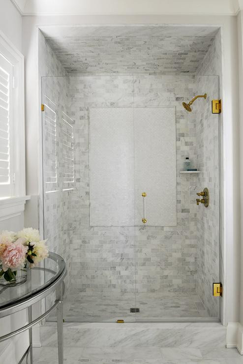 Bathroom Tile Shower
 Shower Accent Tiles Transitional bathroom Tiek Built