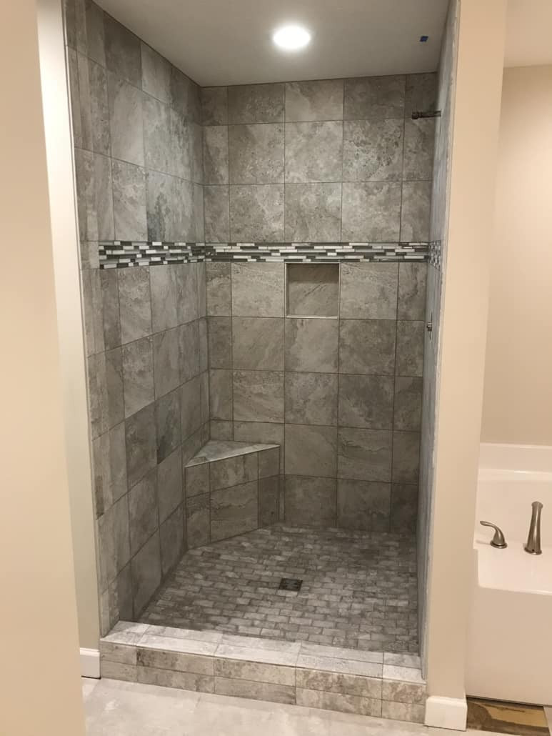 Bathroom Tile Shower
 Custom Tile Shower – Bridgeport Ohio – Riley Home Remodel