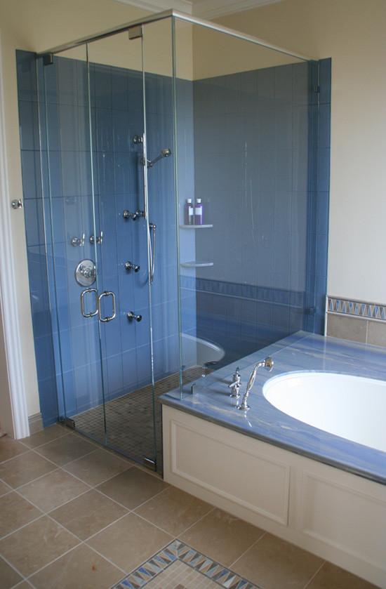 Bathroom Tile Shower
 hills blue shower granite slab polished blue italy
