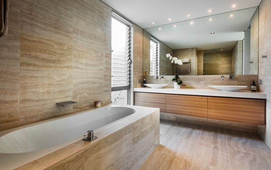 Bathroom Tiles Designs
 20 Functional & Stylish Bathroom Tile Ideas
