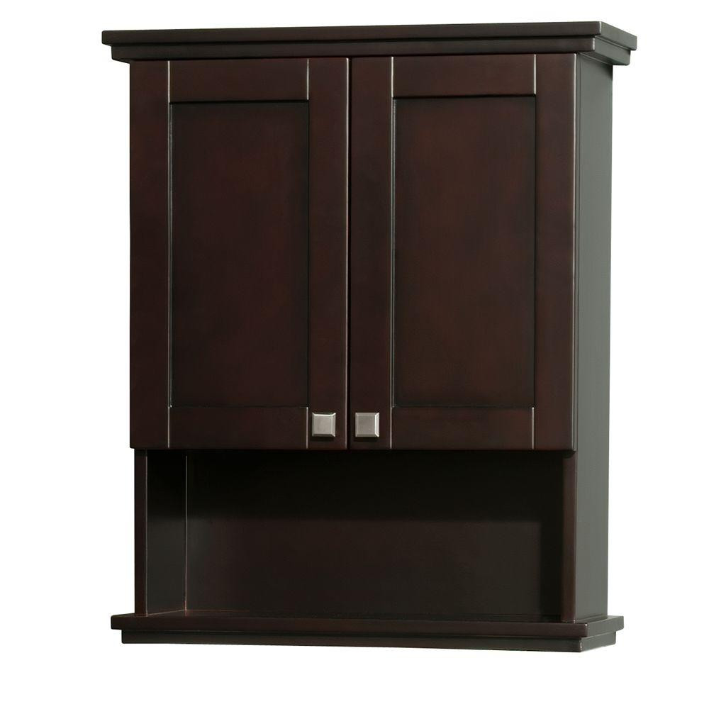 Bathroom Wall Storage
 Wyndham Collection Acclaim 25 in W x 30 in H x 9 1 8 in