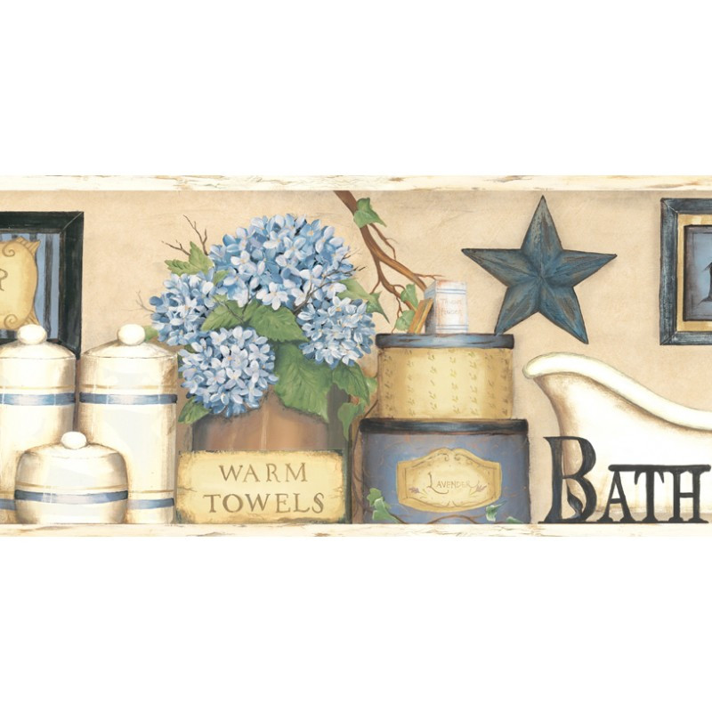 Bathroom Wallpaper Borders
 Country Wallpaper Borders Discount