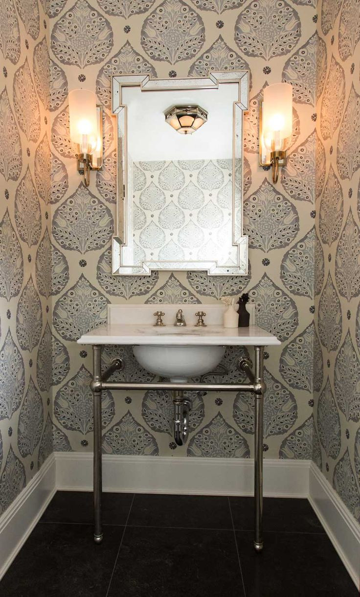 Bathroom Wallpaper Patterns
 30 Gorgeous Wallpapered Bathrooms