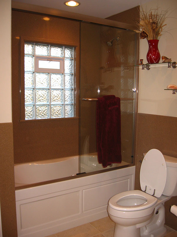 Bathroom Windows In Shower
 Glass block windows for the bathroom and shower in St Louis