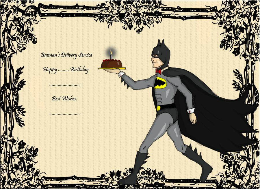 Batman Birthday Card
 Batman Birthday card by Volginovich on DeviantArt