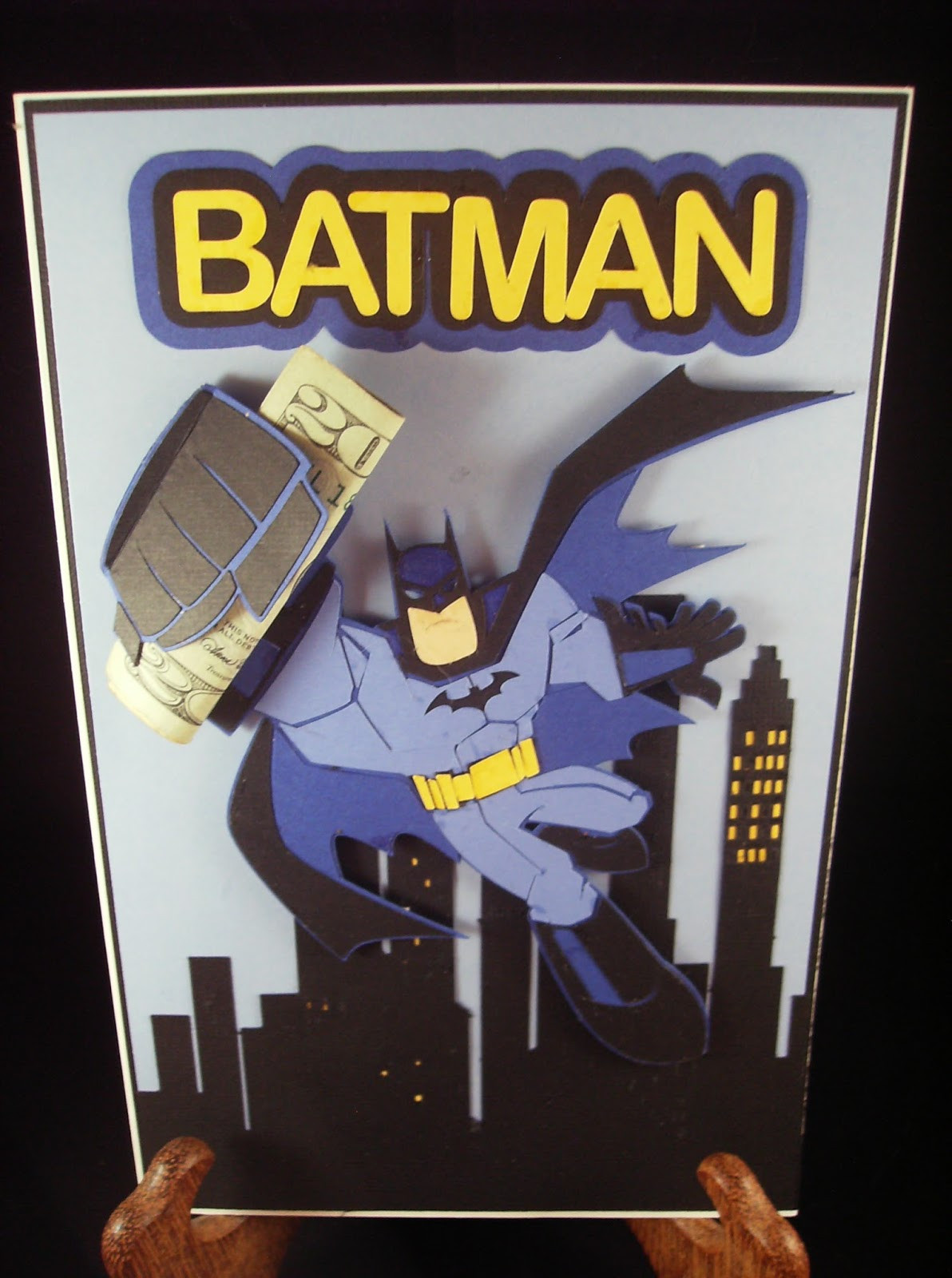 Batman Birthday Card
 Scrap n Sew Granny Batman Birthday Card