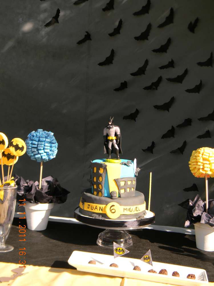 Batman Birthday Party
 Batman Birthday Party Ideas 1 of 29