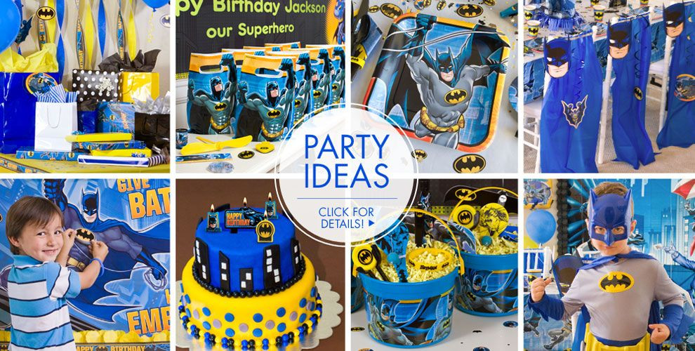 Batman Birthday Party
 Batman Party Supplies Batman Birthday Ideas