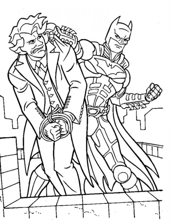 Batman Coloring Pages For Toddlers
 Joker Lose to Batman Coloring Page NetArt