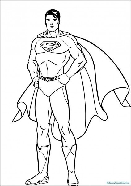 Batman Coloring Pages For Toddlers
 Superman Coloring Pages