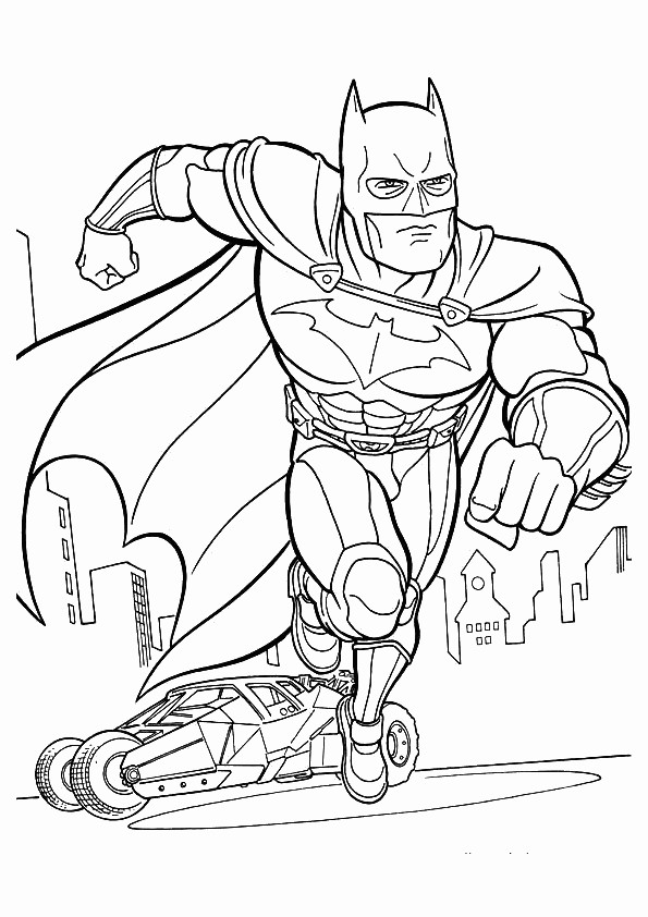 Batman Coloring Pages For Toddlers
 Batman Coloring Pages 4