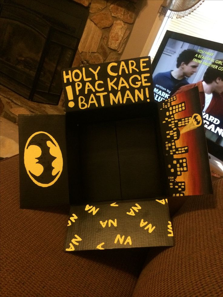 Batman Gift Ideas For Boyfriend
 Batman care package for college son or boyfriend