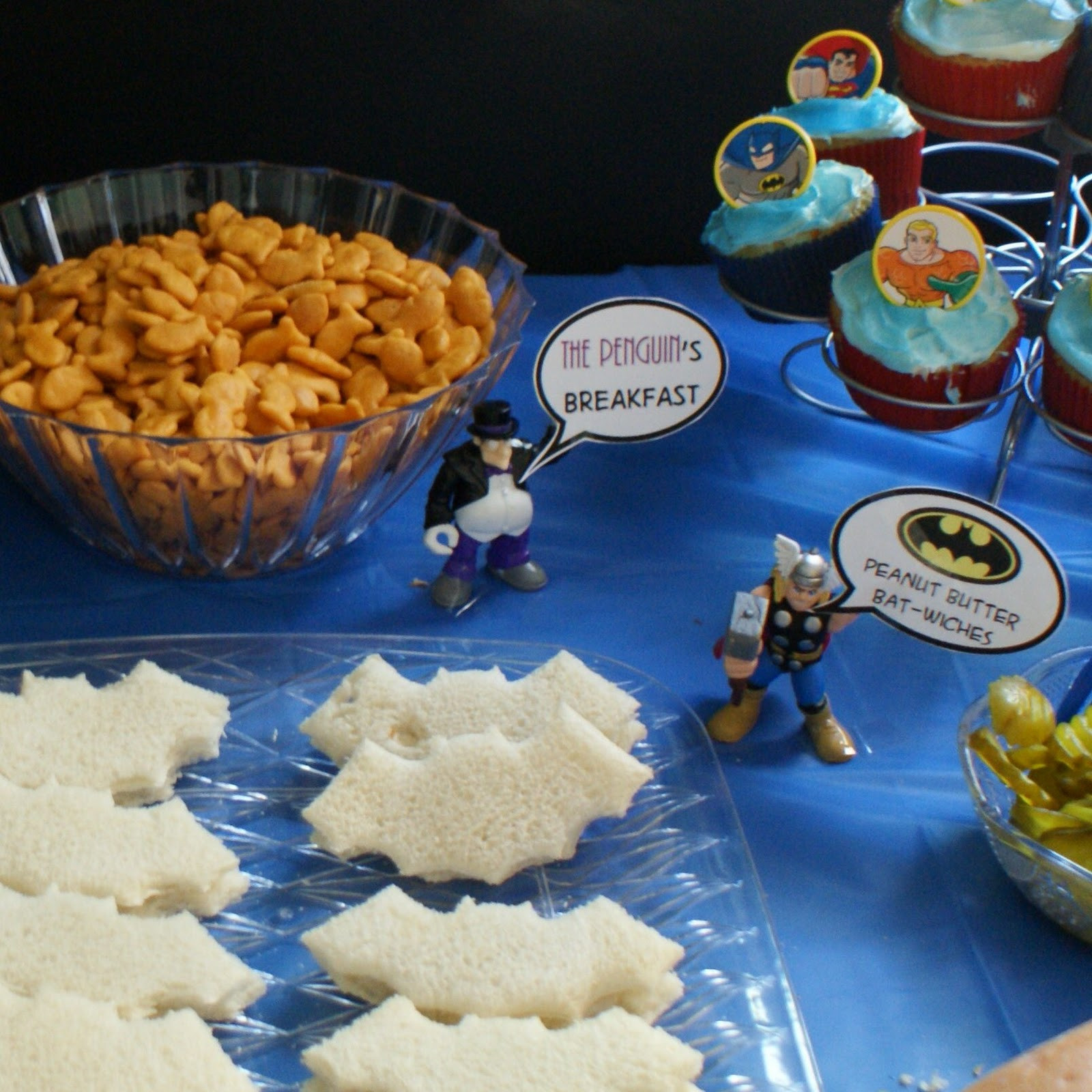 Batman Party Food Ideas
 The Purple Patch Superhero Birthday