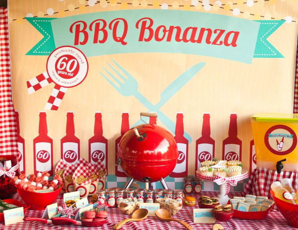 Bbq Birthday Party Ideas For Adults
 Adult BBQ 60th Birthday "BBQ Bonanza"