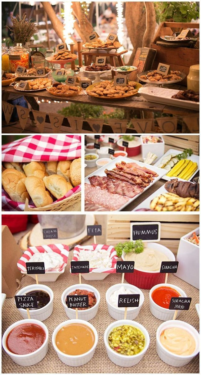 Bbq Graduation Party Ideas
 How beautiful is this backyard BBQ table setting Display