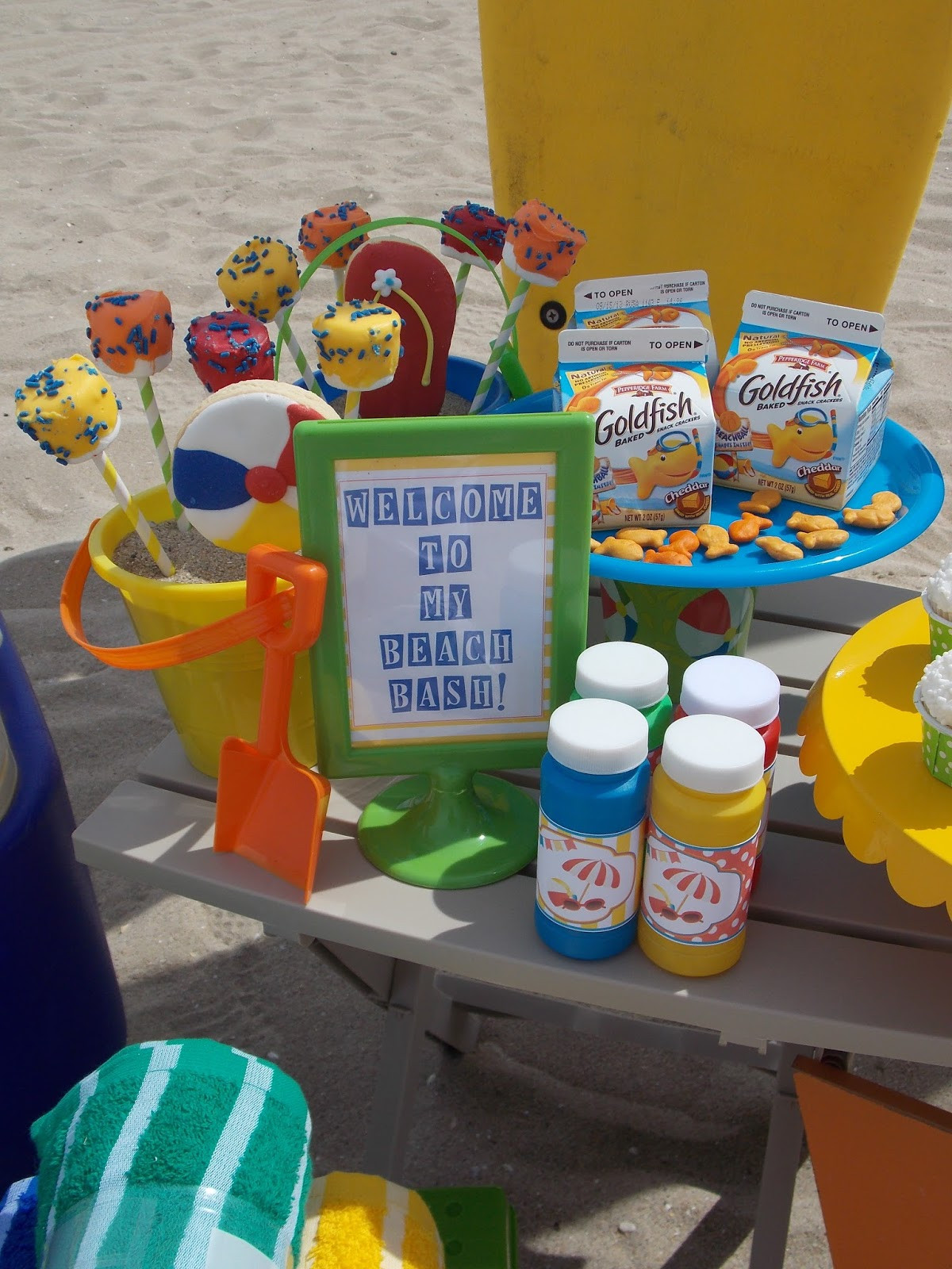 Beach Bash Party Ideas
 Toddler friendly Beach Bash LAURA S little PARTY