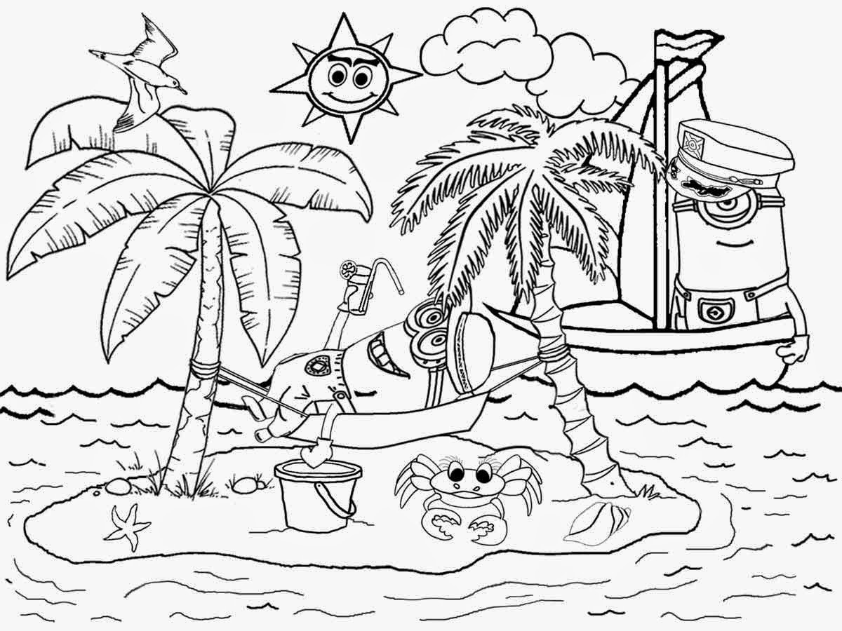 Beach Coloring Pages For Adults
 Free Coloring Pages Printable To Color Kids And
