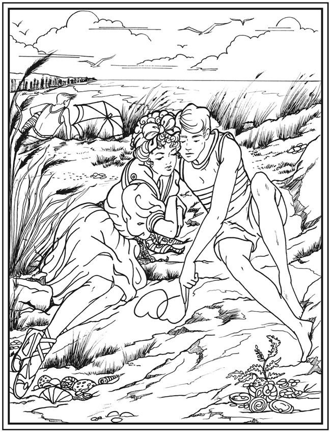 Beach Coloring Pages For Adults
 25 best images about Adult Coloring Pages BEACH