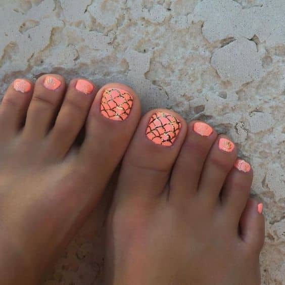 Beach Nail Colors
 50 Cute Summer Toe Nail Art and Design Ideas for 2020