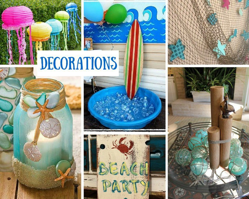 Beach Party Decorating Ideas
 Beach Party Ideas for Kids