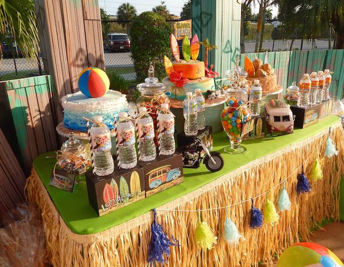 Beach Party Decorating Ideas
 Kara s Party Ideas Disney s Teen Beach Movie Themed