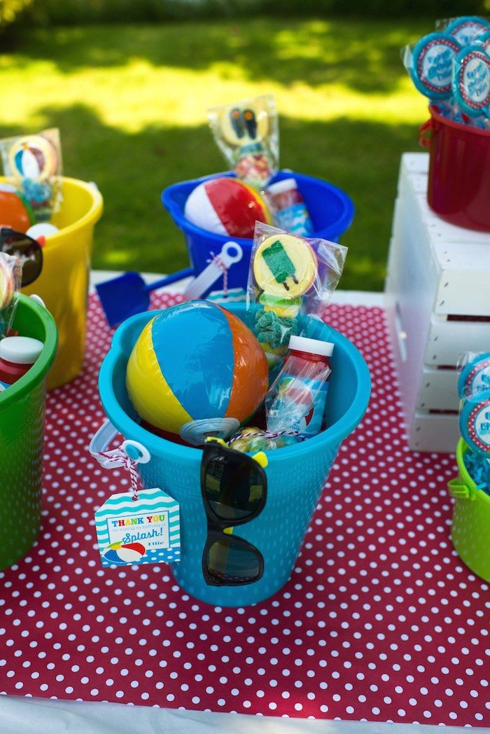 Beach Party Ideas For Preschoolers
 Colorful Pool Themed Birthday Party