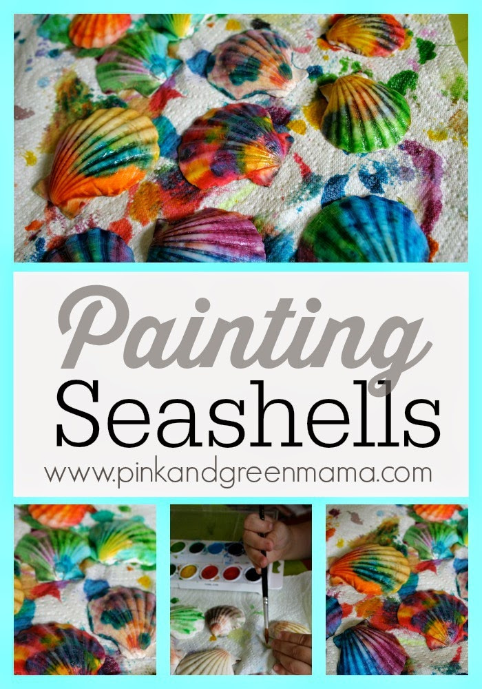 Beach Party Ideas For Preschoolers
 Pink and Green Mama Summer Beach Craft for Kids Painting